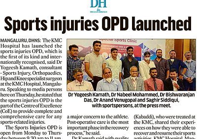 KMC Hospital Unveils FIRST of its Kind ‘Comprehensive Knee & Hip Care” centre